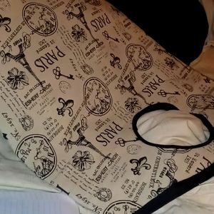 XTRA LARGE CLOTH PARIS BAG